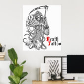 Doodstattoo Poster (Thuiskantoor)