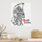 Doodstattoo Poster (Keuken)