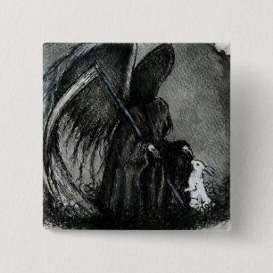 DOODSTRAF VIERKANTE BUTTON 5,1 CM