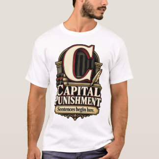 Doodstraf – Zinnen beginnen hier Grammatica  T-shirt