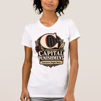 Doodstraf – Zinnen beginnen hier Grammatica  T-shirt