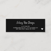 Doodszwart hart Hartelijk dank voor aankoop inzend Klantenkaartje (Achterkant)