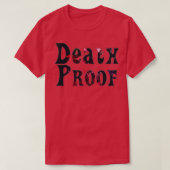 Doodtest T-shirt (Design voorkant)