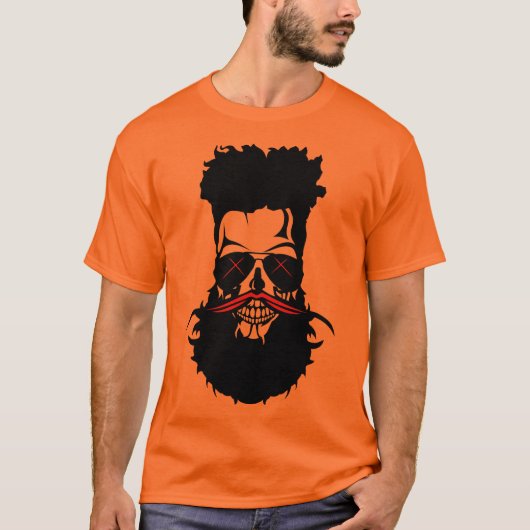 Doodtete van de Hipster-baard T-shirt (Voorkant)