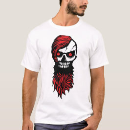 Doodtete van de Hipster-baard T-shirt