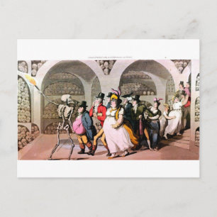 Doodtijden van het briefkaart van Catacombs