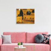 Doodtuin (door Hugo Simberg) Canvas Afdruk (Insitu (Woonkamer))
