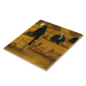 Doodtuin (door Hugo Simberg) Tegeltje (Zijkant)