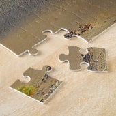 Doodvallei Nevada. Kerstgroeten Legpuzzel (Zijkant)