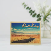 Doodvalvallei Nationaal Park Vintage Travel Briefkaart (Staand voorkant)