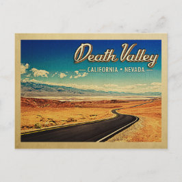 Doodvalvallei Nationaal Park Vintage Travel Briefkaart