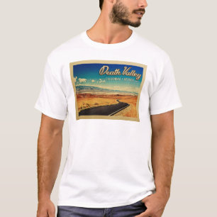 Doodvalvallei Nationaal Park Vintage Travel T-shirt