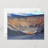 Doodvalvallei van woestijn briefkaart (Voorkant / Achterkant)