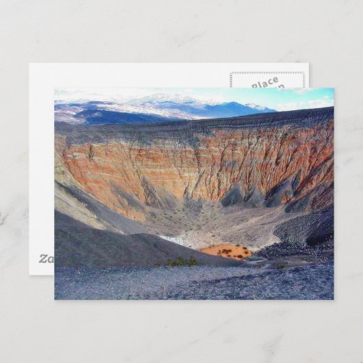 Doodvalvallei van woestijn briefkaart (Voorkant / Achterkant)