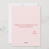 Doodverliefd | Bloemhart | Aangepaste tekst en naa Feestdagenkaart (Achterkant)