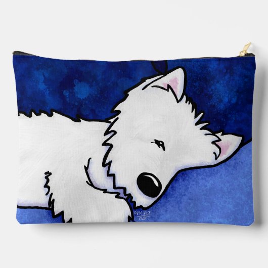 Doodvermoeide Westie   Etui (Achterkant)