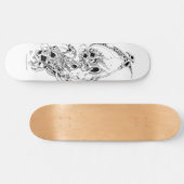 doodvogel persoonlijk skateboard (Horizontaal)