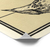 Doodvogel van Julie de Graag Art Nouveau Poster (Hoek)