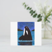 doodwalvis briefkaart (Staand voorkant)