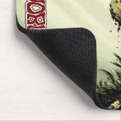 Doodwereld met zombie-muispad muismat (Hoek)