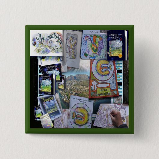 Doodwerkboeken Vierkante Button 5,1 Cm (Voorkant)