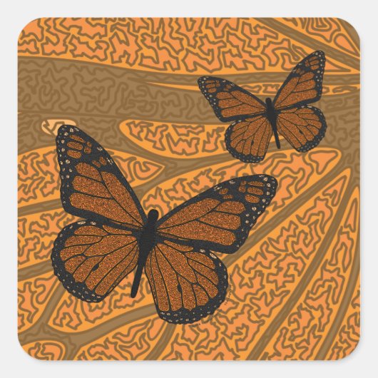 Doodzaakt Monarch Sticker (Voorkant)