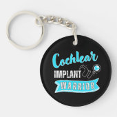 Doof bewustzijn - Cochleair implantaat krijger Sleutelhanger (Voorkant)