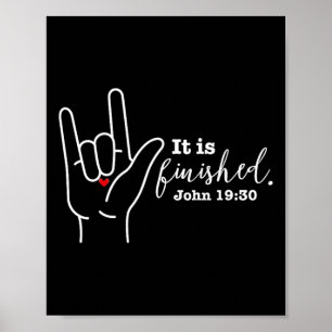 Doof Christelijk Geloof Pasen ASL Gebarentaal IT I Poster