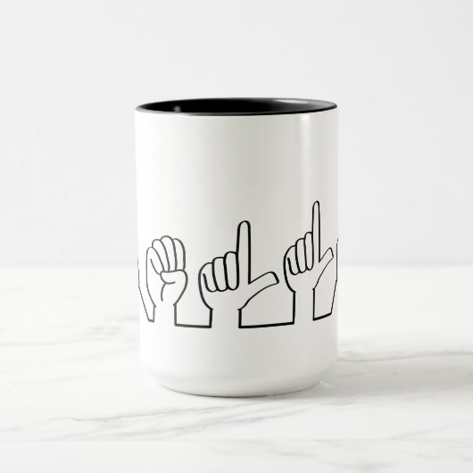 Doof, gebarentaal hallo. Begroeten of begroeting Mok (Midden)