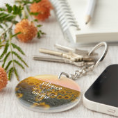 doof Inspirerend Sleutelhanger (Voorkant Rechts)