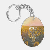 doof Inspirerend Sleutelhanger (Voorkant Links)