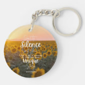 doof Inspirerend Sleutelhanger (Achterkant)