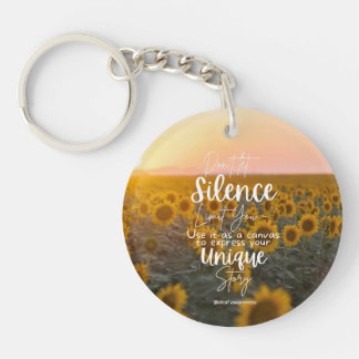 doof Inspirerend Sleutelhanger