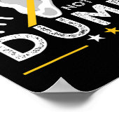 Doof. Niet dom. ASL Doof Gebarentaal Doof Waren Poster (Hoek)