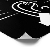 doof, niet onbeschoft poster (Hoek)