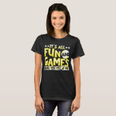 Doof schreeuwt niet tegen me t-shirt (Voorkant volledig)