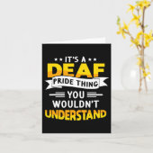 Doofbewustzijn Gehoorverlies En Gebarentaal  Kaart (Gele Bloem)