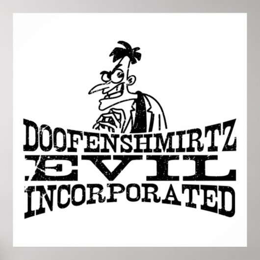 Doofenshmirtz Poster (Voorkant)