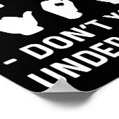 Doofheid bewustzijn. ASL-bewustzijn Poster (Hoek)