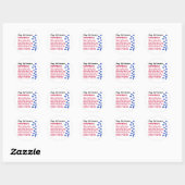 Doofheid - hondenwoordenboek ronde sticker (Vel)