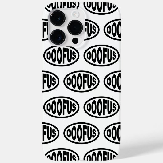 DOOFUS Case-Mate iPhone CASE (Achterkant)