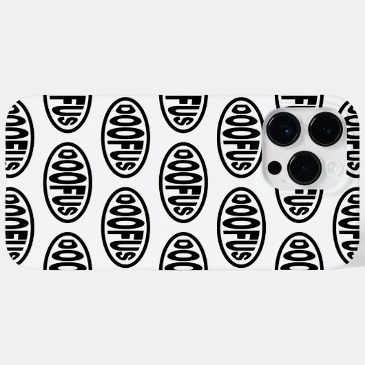 DOOFUS Case-Mate iPhone CASE (Achterkant (horizontaal))