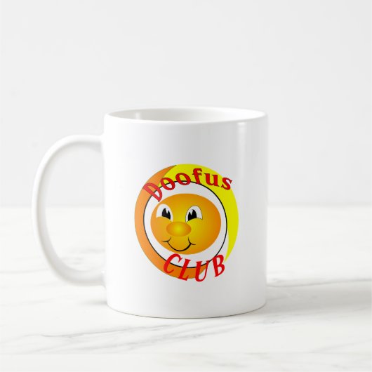 Doofus Club Koffiemok (Links)