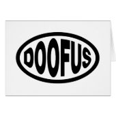 DOOFUS KAART (Voorkant Horizontaal)