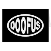 DOOFUS KAART (Voorkant Horizontaal)