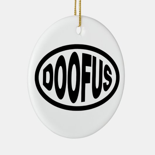 DOOFUS KERAMISCH ORNAMENT (Rechts)