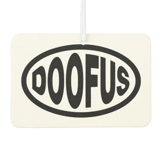 DOOFUS LUCHTVERFRISSER (Voorkant)