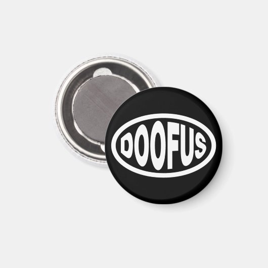 DOOFUS MAGNEET (Voorkant / Achterkant)