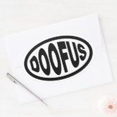 DOOFUS OVALE STICKER (Envelop)