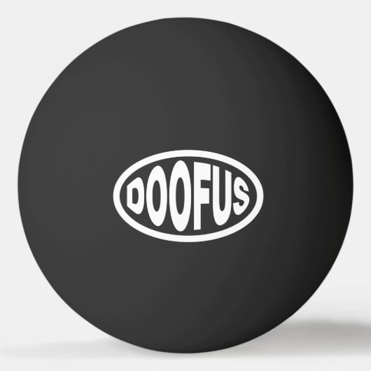 DOOFUS PINGPONGBAL (Achterkant)
